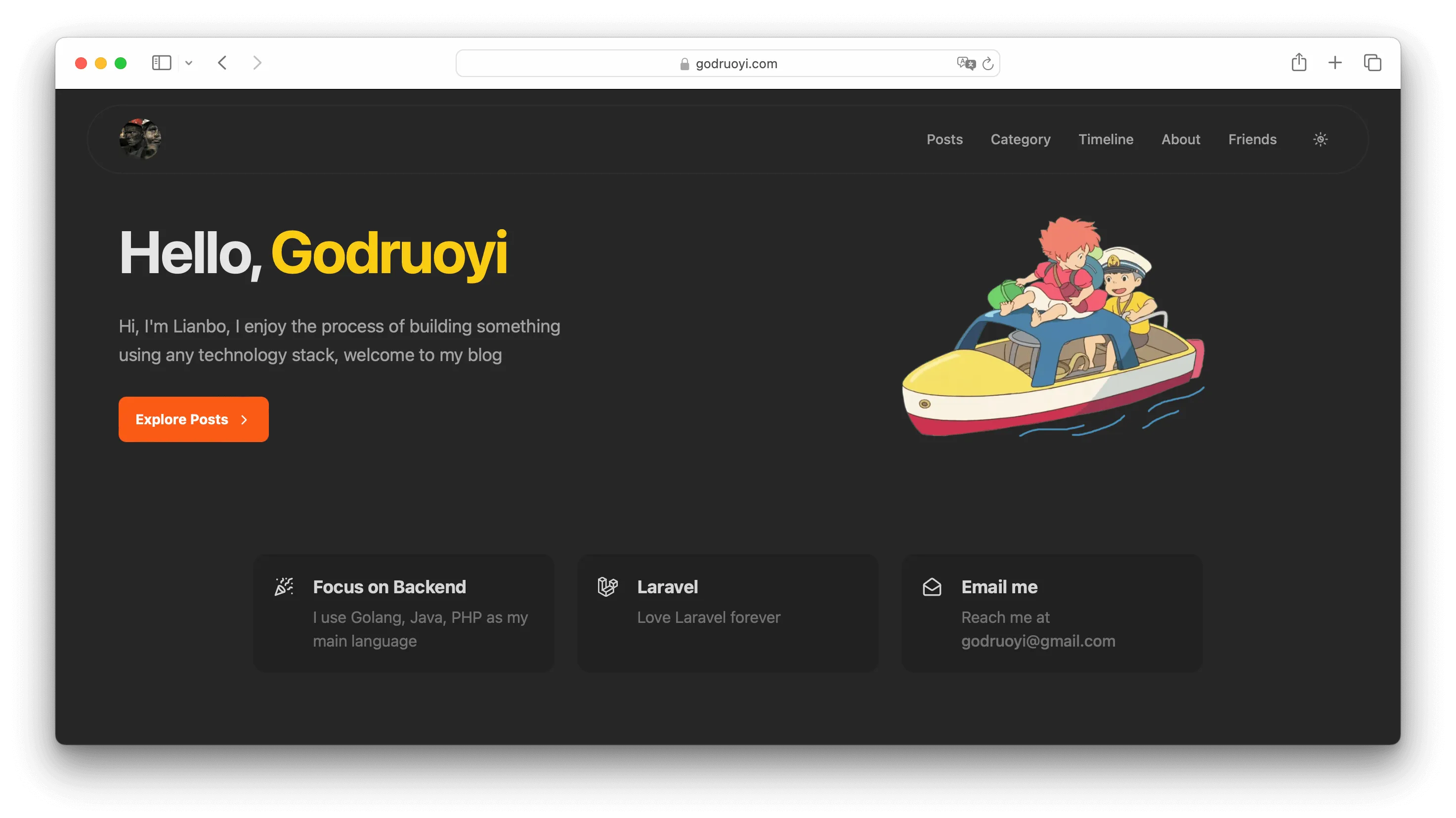 Godruoyi Blog